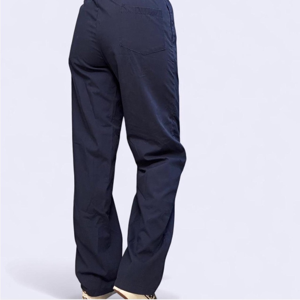 Vintage Ellen's Navy Blue Scrub Pants Women's Medium Made in USA - Picture 2 of 7